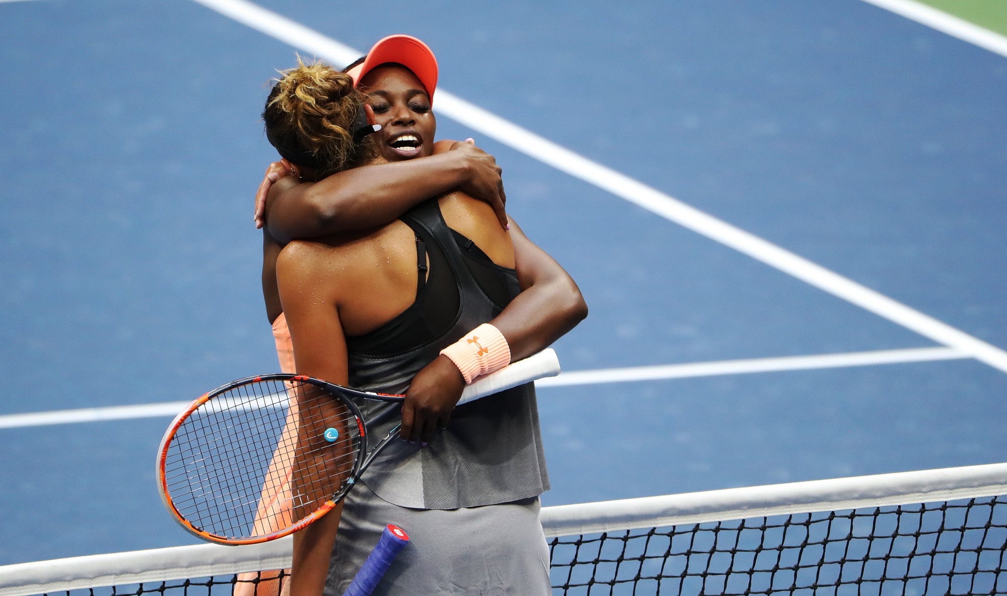 Sloane Stephens Madison Keys US Open 2017 Final Hug