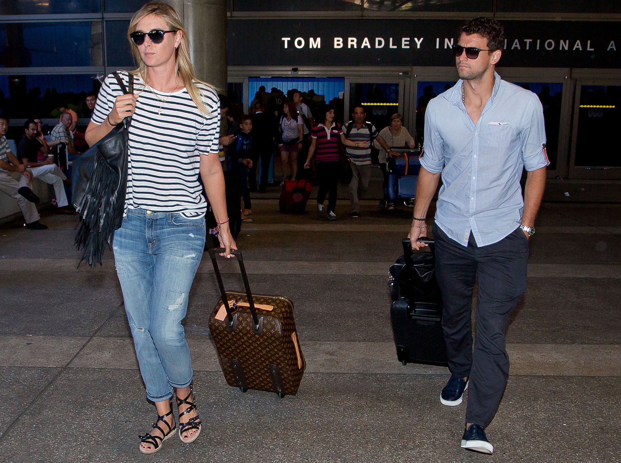 Sharapova Dimitrov Spotted by Paparazzi 2014