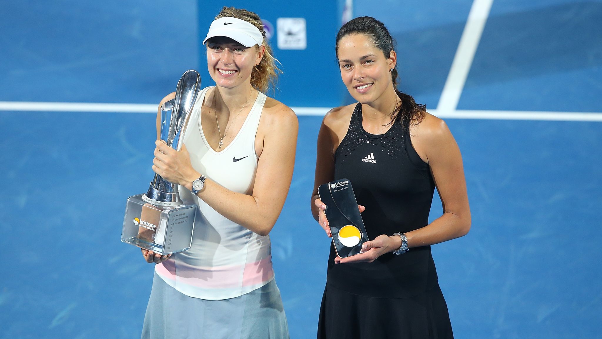 Sharapova Ivanovic Brisbane Final 2015