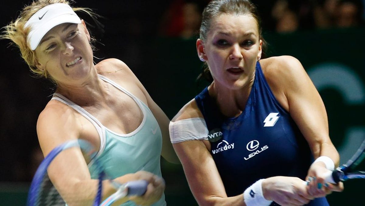Sharapova Radwanksa 2014 WTA Finals