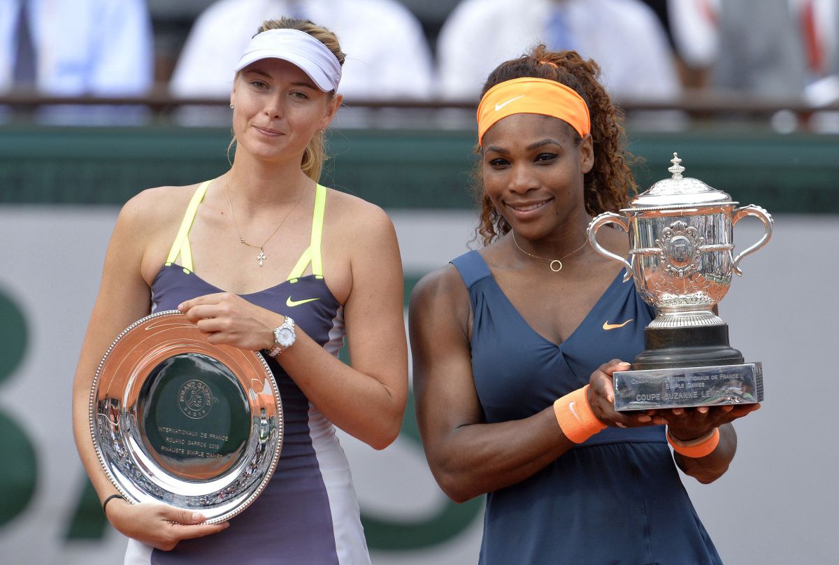 Sharapova Serena 2013 Roland Garros Final