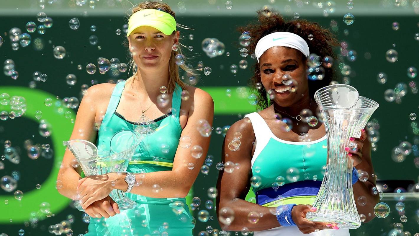 Sharapova Serena Williams Miami Open Final 2013